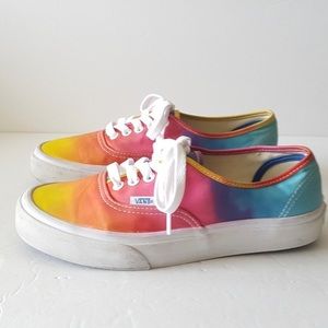 Rainbow vans in great used condition 8.5